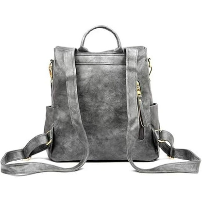 YOMYM Women Backpack Purse for Women Fashion Leather Designer Ladies Convertible School College Shoulder Bags with Colorful Strap