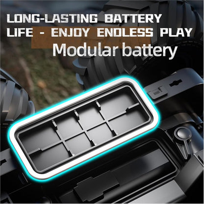 HNH 1:16 Waterproof Monster Truck, Amphibious RC Cars 4WD Remote Control Car Trucks, All Terrain Off-Road Pickup Cybertruck Toy for 6-15 Year Old Boys Girls Kids Gifts