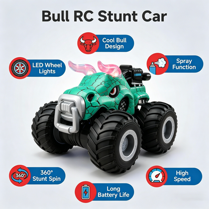 HNH Rc Monster Truck, 1:18 Scale, All Terrain Remote Control Car, Rechargeable Electric Toy, Kids 4-12 Years (2 Batteries)