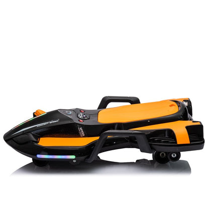 HNH 24V Ride on Toy for Big Kids, Ride on Drift Car with Helmet, Knee Pads,Elbow Pads,Tail light, Spray，6.9 Mph