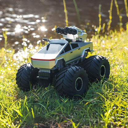 HNH 1:16 Waterproof Monster Truck, Amphibious RC Cars 4WD Remote Control Car Trucks, All Terrain Off-Road Pickup Cybertruck Toy for 6-15 Year Old Boys Girls Kids Gifts