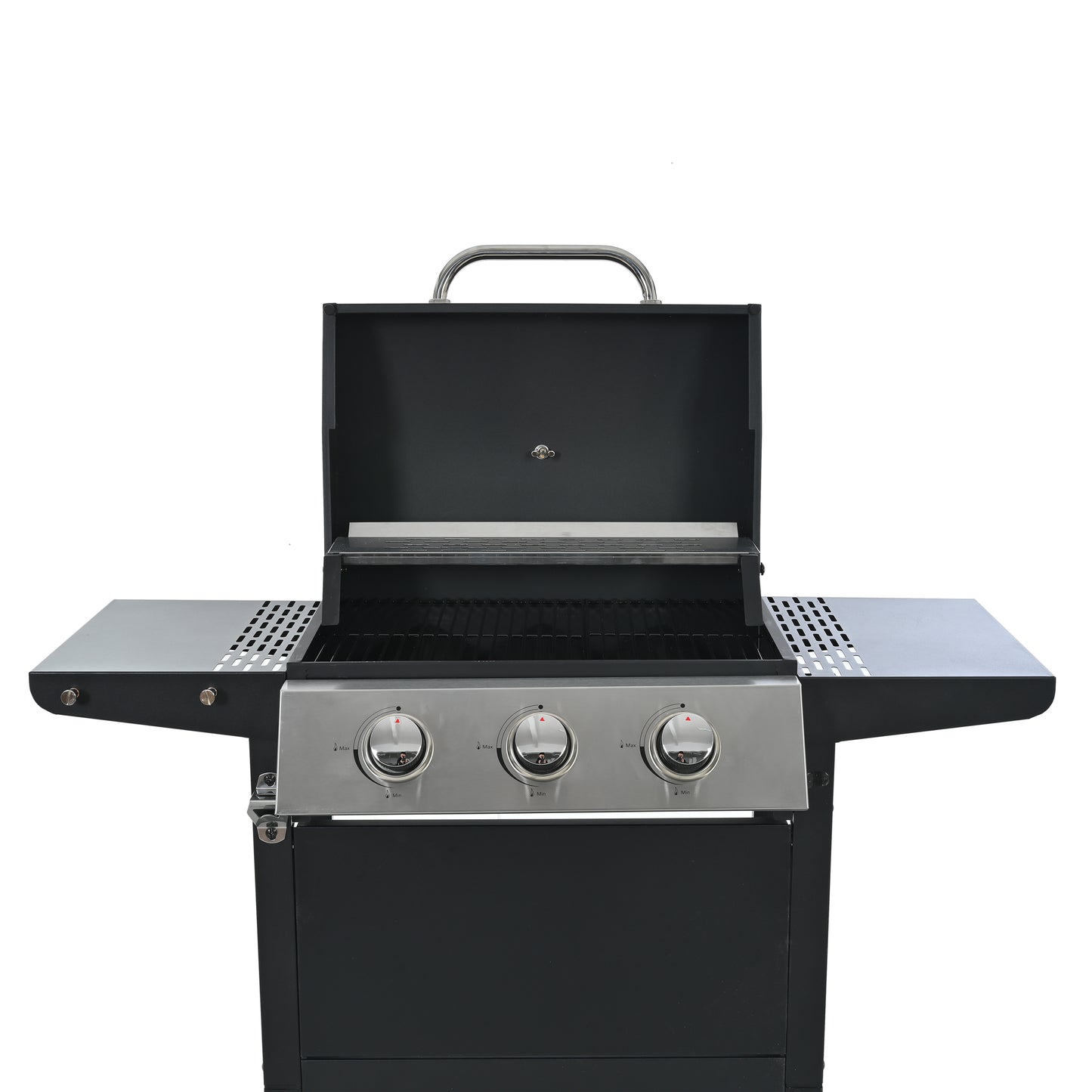 Cheelom Portable 3 Burner Barbecue Propane Grill Outdoor grill Stainless Steel Gas Grill 25650 BTU Black