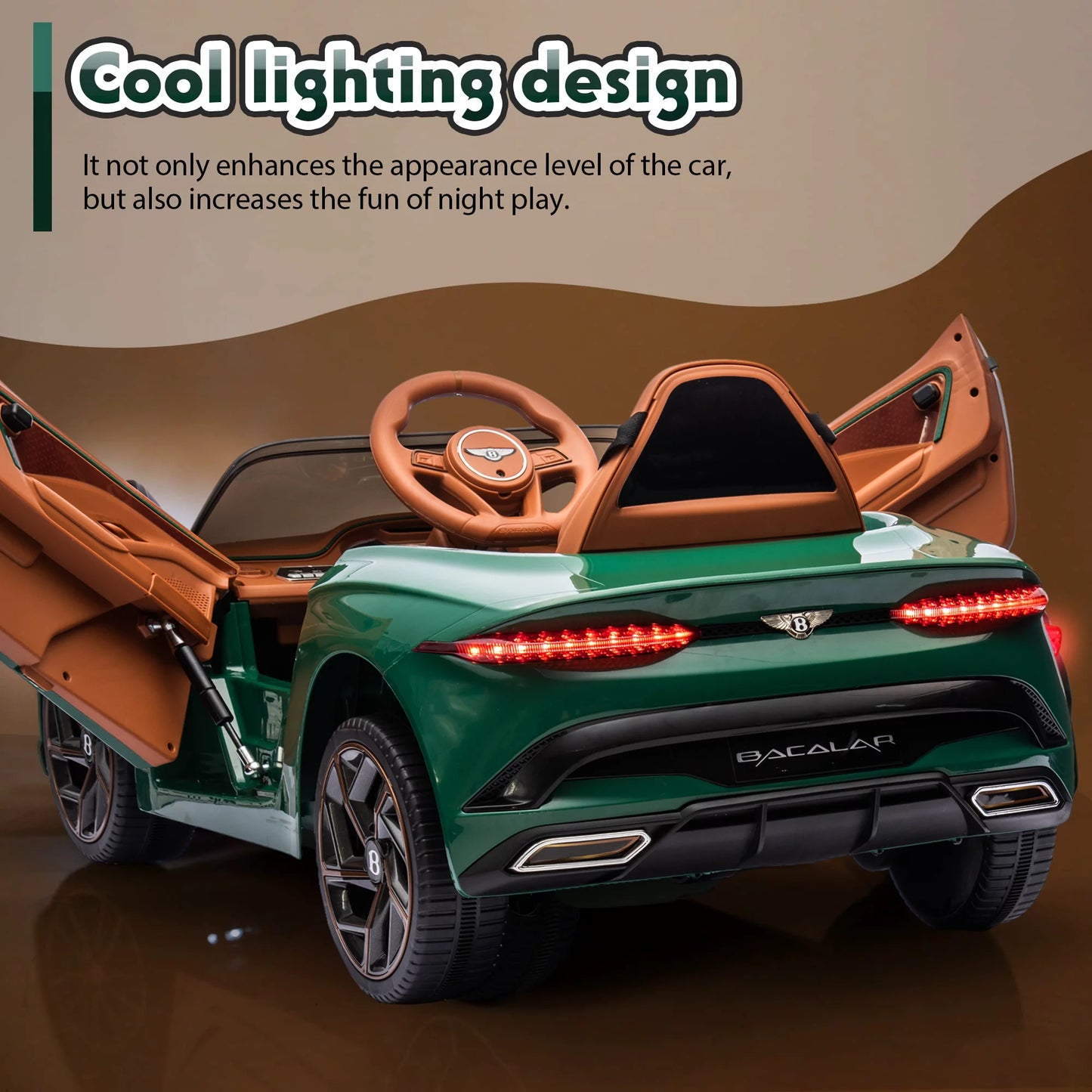 12V Licensed Bentley Kids Ride on Car, Electric Vehicle with Remote Control
