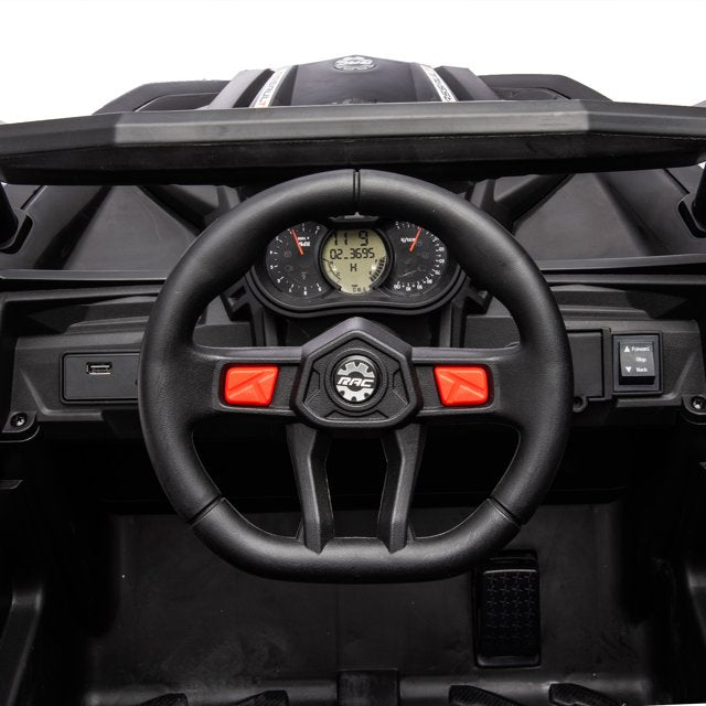 WUBEN 12V Ride on UTV Car with Remote Control, 4 Wheeler Electric Car for Kids, Kids UTV Ride on Car Battery Powered Electric Vehicles with High Low Speed Switch