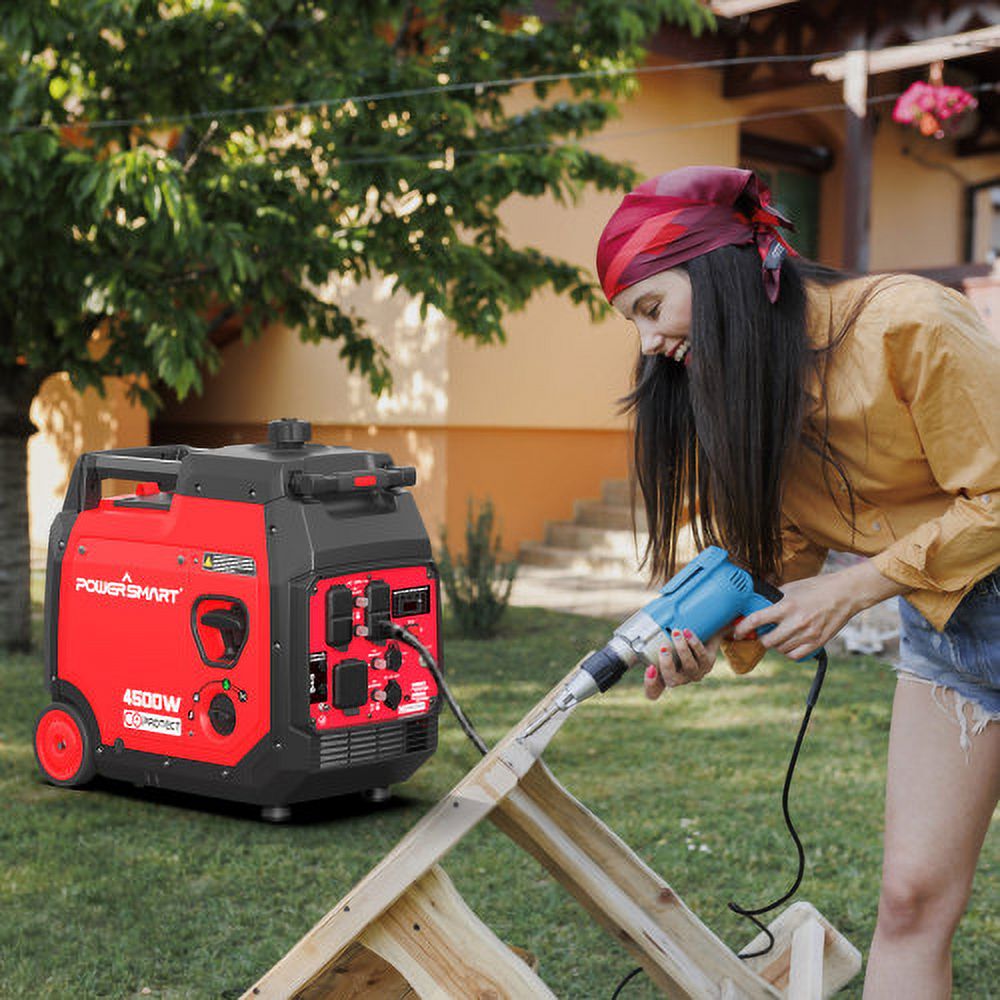 ELTPOWER 4500W Gas Powered Portable Generator Low Noise Outdoor Panel Inverter Generator