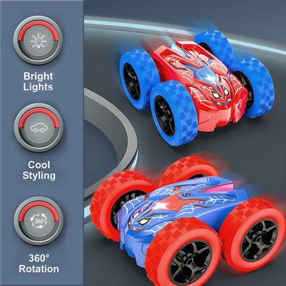 HNH Spider RC Stunt Cars for Kids, 360°Rotating 4WD Remote Control Car, Spider Toys for 3-10 Year Old Boy Girl Birthday Gift