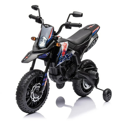 WERSEON Kids Motorcycle 12V, Licensed Aprilia Electric Ride on Motorbike for Toddlers Ages 3-6, Blue
