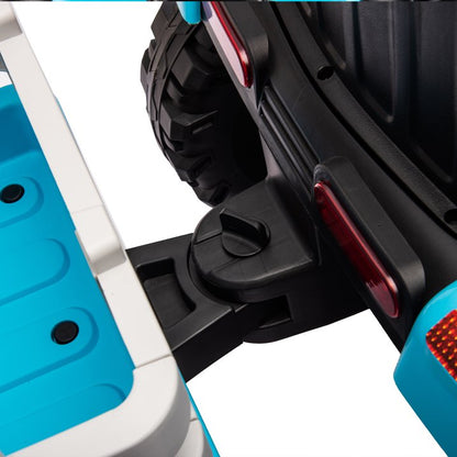 HNH 24V Ride on Toy,Kids Ride On Tractor with Trailer & Remote,Electric Car Toy with Bluetooth