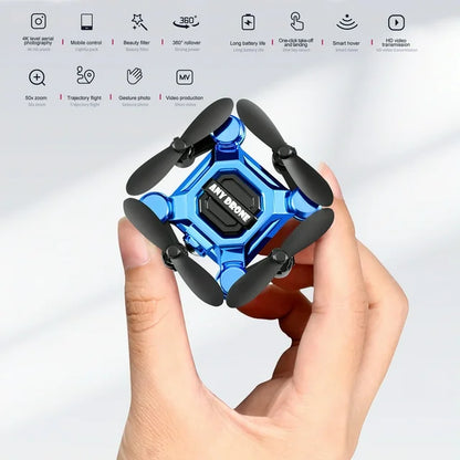 HNH Drone with 4K HD Camera for Kids and Adults, Foldable Drone for Beginners with 3D Flip,2.5 in Width