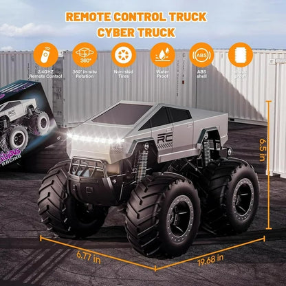 HNH 1:16 4WD Waterproof RC Trucks Toy RC Cars for All Terrain,Hobby Monster Truck Toys Vehicles Kids Gifts for Boys/Girls Age 6+