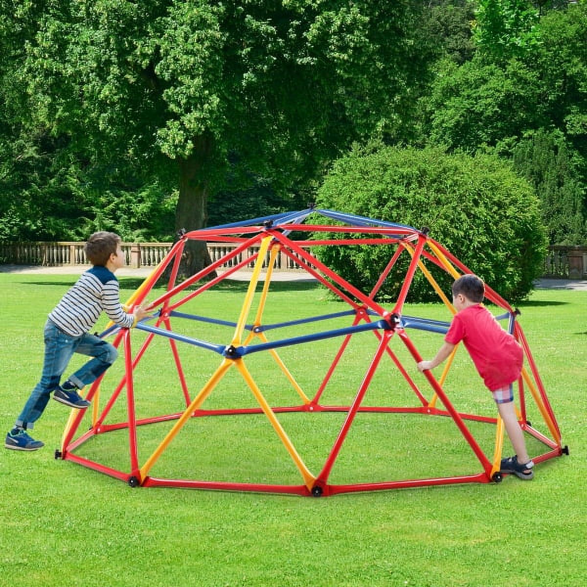 Cheelom Children Climbing Frame, Universal Exercise Dome Climber, Monkey Bars, Play Center Outdoor Playground For Fun