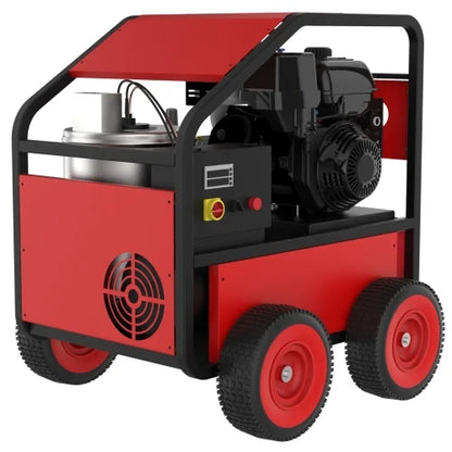 ELTPOWER Commercial Hot Water Gas-Oil Fired Pressure Washer 3.5 GPM 4000 PSI Kohler engine Direct Drive Electric Start
