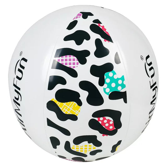 Beach Balls Inflatable Swimming Pool Toys for Summer Water Games Kids Birthday Party Supplies - Leopard Print
