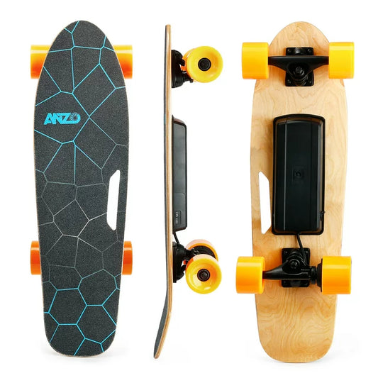 Cheelom 350W Electric Skateboard,7 Layers Maple E-Skateboard,with Remote Control,10 MPH Top Speed, load up to 100kg for Adult, Teens