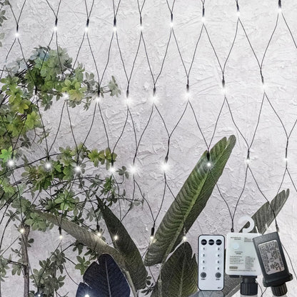 Cheelom Christmas Holiday Party Mesh Net Light 360 LED with 8 Modes Remote Connectable for Garden Bushes Indoor Outdoor Curtain Fairy Wall Party Wedding Xmas Decorations Clearance Sale