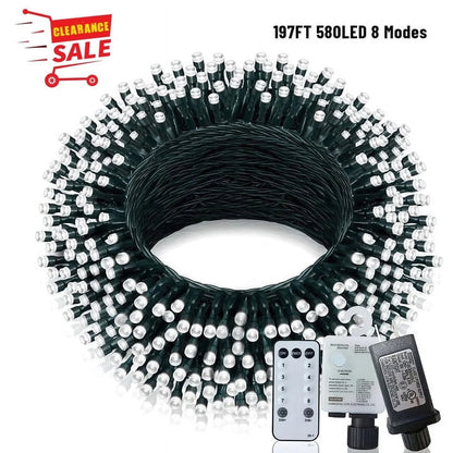 Cheelom Outdoor Decorations Lights Fairy LED Lights Christmas Lights for Outdoor Clearance Sale