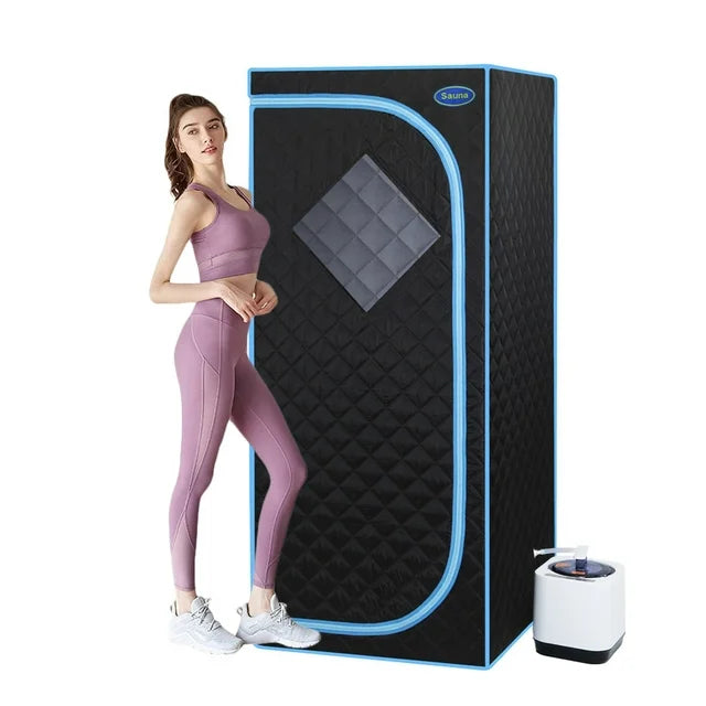 Cheelom Portable Full Size Steam Sauna, Portable Home Steam Sauna Spa Tent Detox Weight Loss Body