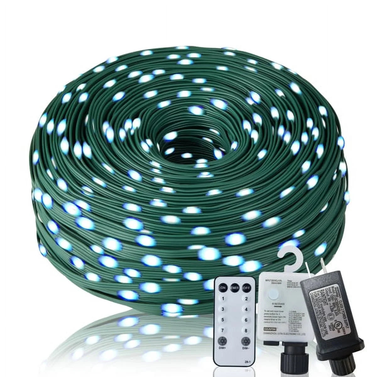 Cheelom Rope Party Decoration Lights Christmas Icicle Lights Outdoor Indoor 328 ft 1000 Led 8 Modes Timer Memory Function IP 67 Waterproof Clearance Sales