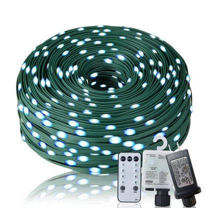 Cheelom Rope Party Decoration Lights Christmas Icicle Lights Outdoor Indoor 328 ft 1000 Led 8 Modes Timer Memory Function IP 67 Waterproof Clearance Sales