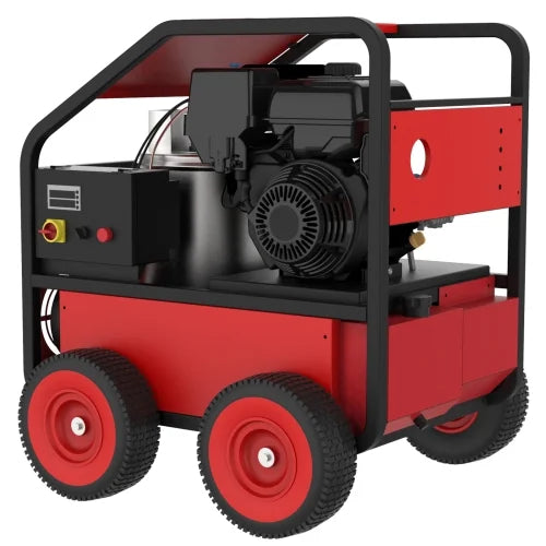 ELTPOWER Commercial Hot Water Gas-Oil Fired Pressure Washer 3.5 GPM 4000 PSI Kohler engine Direct Drive Electric Start