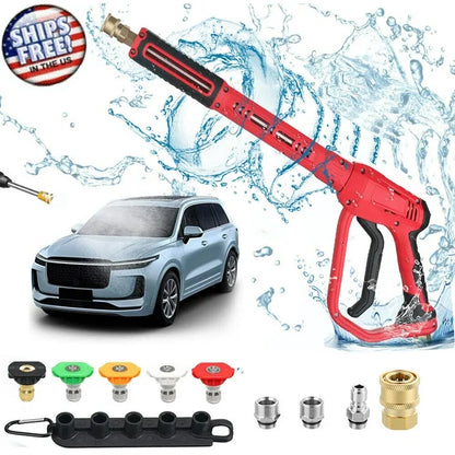 ELTPOWER Cordless Pressure Washer,Portable Power Washer,4000PSI High Pressure Washer Spray Gun,3 in 1 Car Power Wand / Lance Nozzle Kit