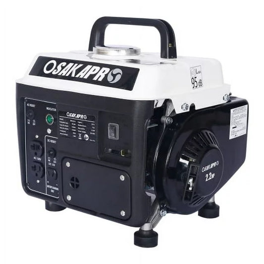 ELTPOWER Portable Generator Outdoor generator Low Noise Gas Powered Generator Generators for Home Use White