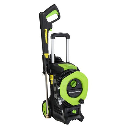 ELTPOWER Pressure Washer,1400w Electric Pressure Washer,Max 3380 PSI 2 Gpm Electric Power Washer,4 Nozzles and Soap Bottle,Retractable Handle