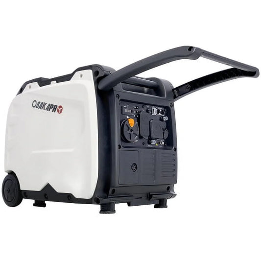 Eltpower Super Quiet Inverter Generator 4500w Gas Portable Generator Electric Start Foldable Handle with Wheel 212cc
