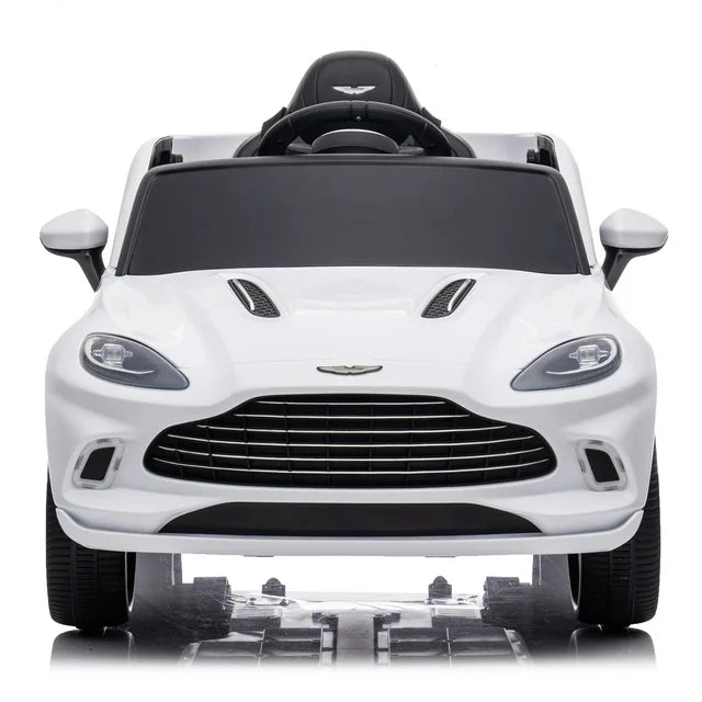 HNH 12V Kids Electric Powered Ride on Toy Car, Aston Martin Electric Car for Kids with Remote Control, Bluetooth