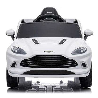HNH 12V Kids Electric Powered Ride on Toy Car, Aston Martin Electric Car for Kids with Remote Control, Bluetooth