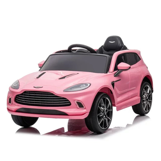 HNH 12V Kids Ride On Car, Aston Martin Electric Kids Ride on Toys for Boys Girls, Battery Powered Kids Electric Cars with Remote Control, Bluetooth
