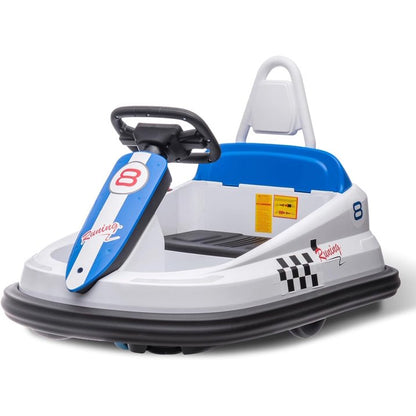 HNH 6V Bumper Car for Toddlers with Remote Control, Ride on Electric Go Kart for Kids, Electric Ride on Toys for Kids, Music Play, Lights