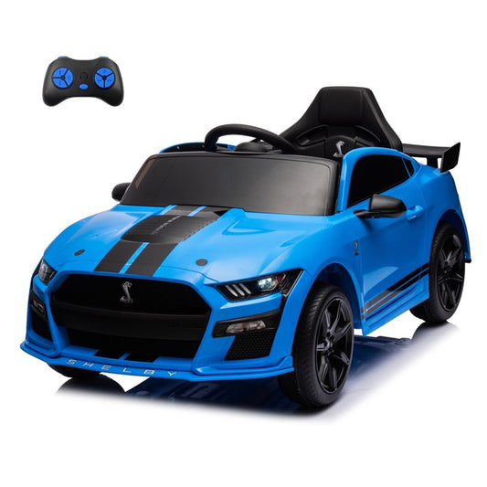 HNH Ford Mustang Shelby GT500 12V Battery Powered Ride on Toy Car with Remote Control