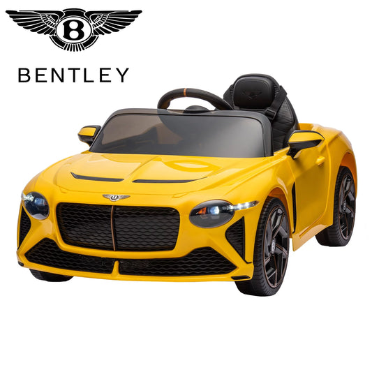 Licensed Bentley Mulsanne 12V Powered Ride on Cars Toys for 3-4 Year Boys Girls, Electric Vehicle with Remote Control