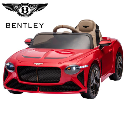 Ride on Coys with Remote Control, Licensed Bentley Mulsanne 12V Ride On Cars for Boys Girls, Battery Powered lectric Ride on Vehicle with Music