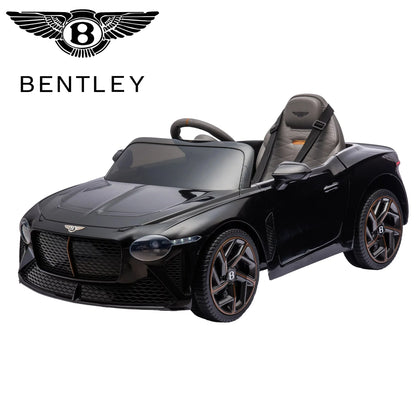 Ride on Toys for 3-4 Year Olds Boy Girl, Licensed Bentley 12 V Kids Ride on Car with Remote Control, Battery Powered Vehicles with LED Lights