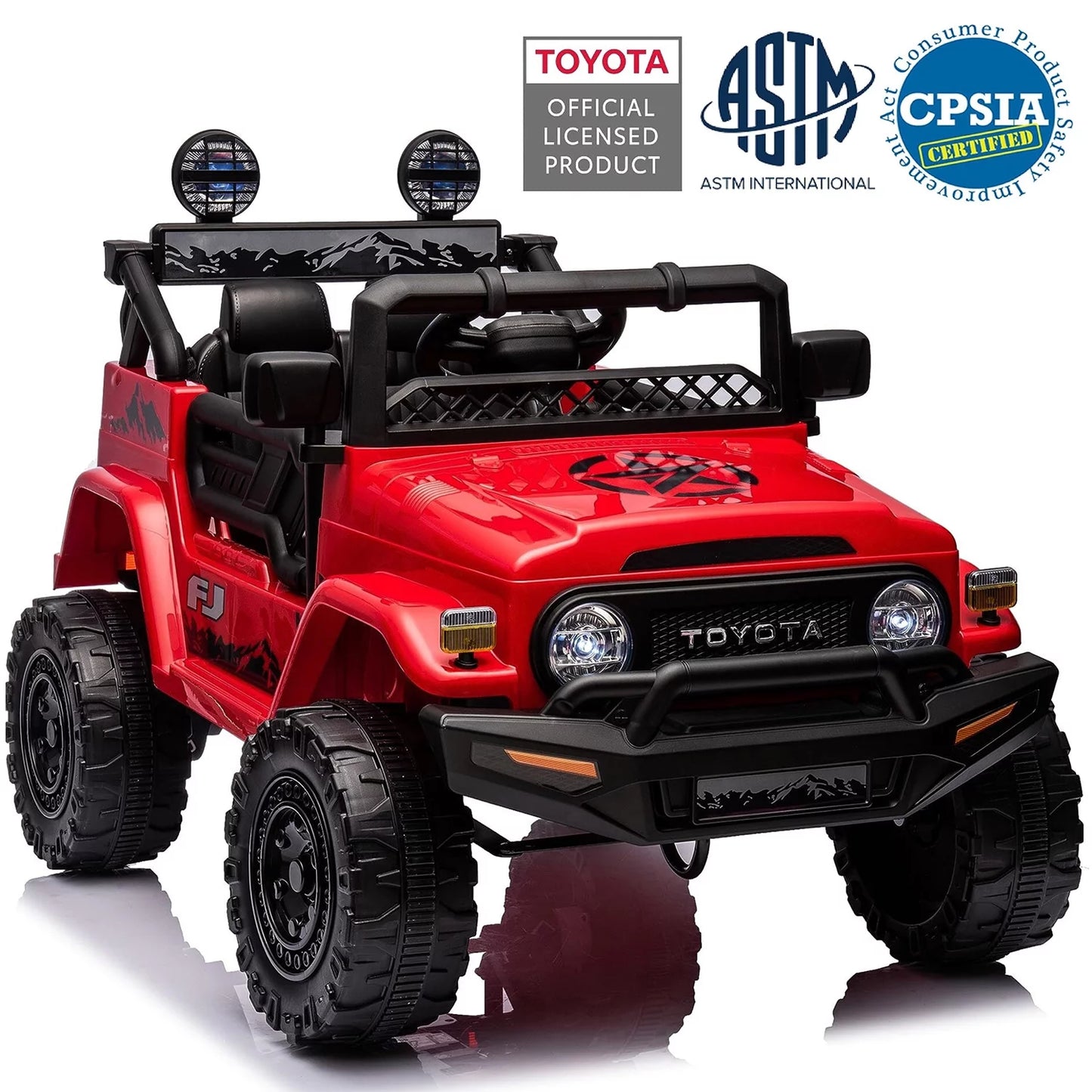 Spoway 12v Toyota Kids Ride on Car w/Remote Control,Electric Car for Kids,Three Speed,3-8years