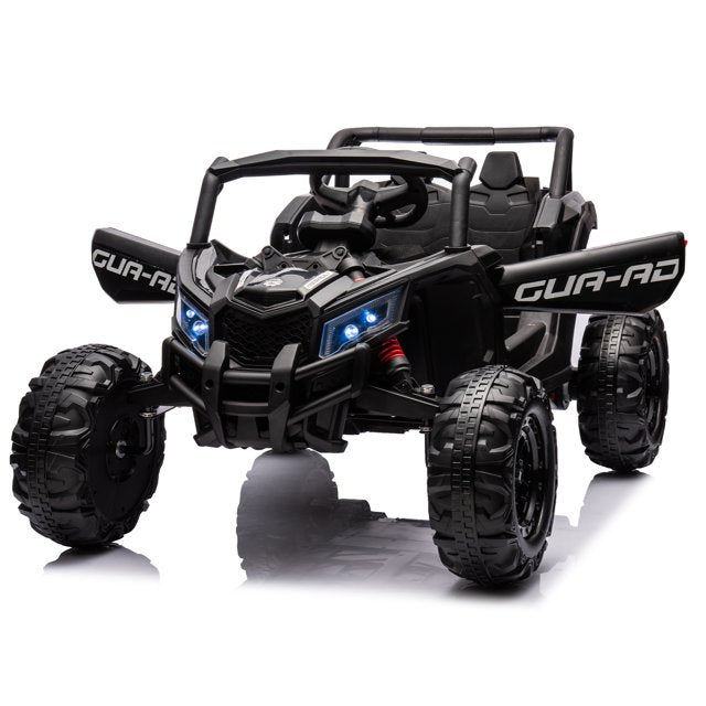 WUBEN 12V Ride on UTV Car with Remote Control, 4 Wheeler Electric Car for Kids, Kids UTV Ride on Car Battery Powered Electric Vehicles with High Low Speed Switch