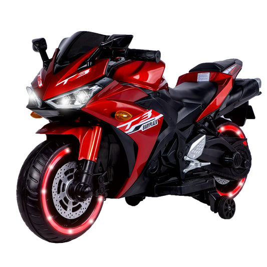 HNH 12V Ride on Toys for Child Motorcycle for Kids with Bluetooth, Ride on Car,3Mph