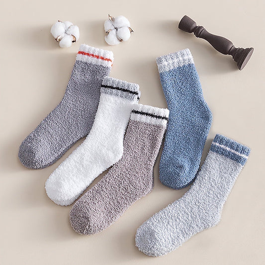 YOMYM Womens Socks Winter Warm Socks Cozy Crew Soft Fluzzy Socks for Women