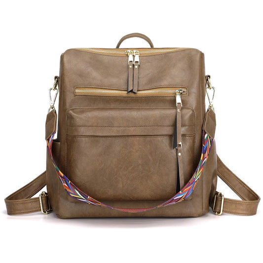 YOMYM Women's Fashion Backpack Purse Multipurpose Design Convertible Satchel Handbags Shoulder Bag Travel bag