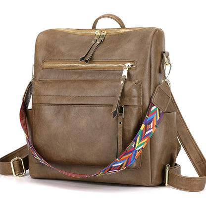 YOMYM Women's Fashion Backpack Purse Multipurpose Design Convertible Satchel Handbags Shoulder Bag School bag