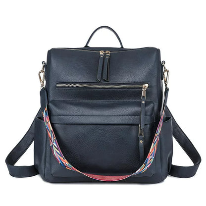 YOMYM Women's Fashion Backpack Purses Multipurpose Design Handbags and Shoulder Bag Leather Women Backpack Travel Bag