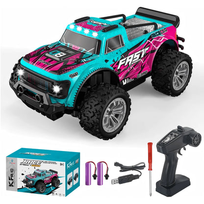 ZOGYMOZ 1:20 Scale Remote Control Car - High Speed 20KM/H RC Monster Truck, 2.4GHz Off-Road Racing Toy, 2WD All-Terrain Vehicle for Kids Boys