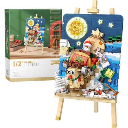 ZOGYMOZ Building Toys Set, 646 Pcs Mini Building Blocks for Adults and Teens, 3D DIY Model Toy (Sleigh Car)