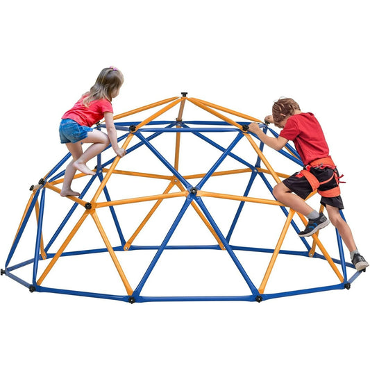 ZOGYMOZ Climbing Dome for Kids 8-12, 10 FT Outdoor Jungle Gym for Kids Ages 4-8, Climbing Toys Play Equipment Backyard, Durable Play Structure 500 Lbs. Capacity