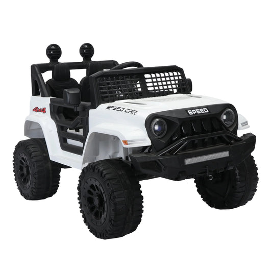 ZOGYMOZ Electric Ride on Car for Kids, 12V Battery Powered Car w/Parent Remote Control, Music, Windshield, Spring Suspension, 3 Speeds, Gift for Boys & Girls