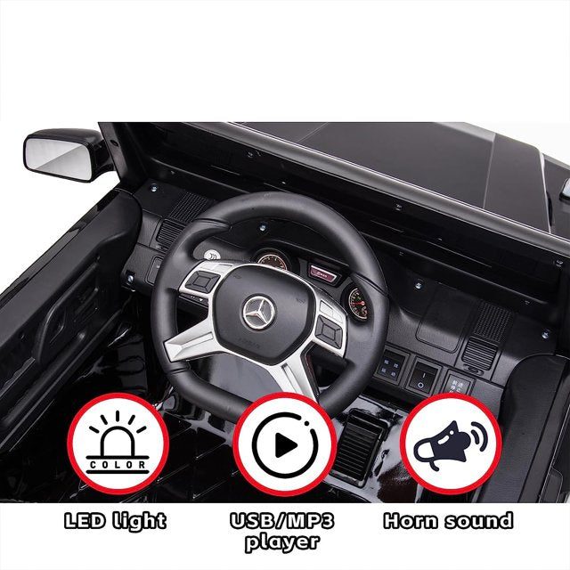 24V Electric Ride on Car for Kids Licensed Mercedes Benz Battery Powered Truck Car for Child with Remote Control