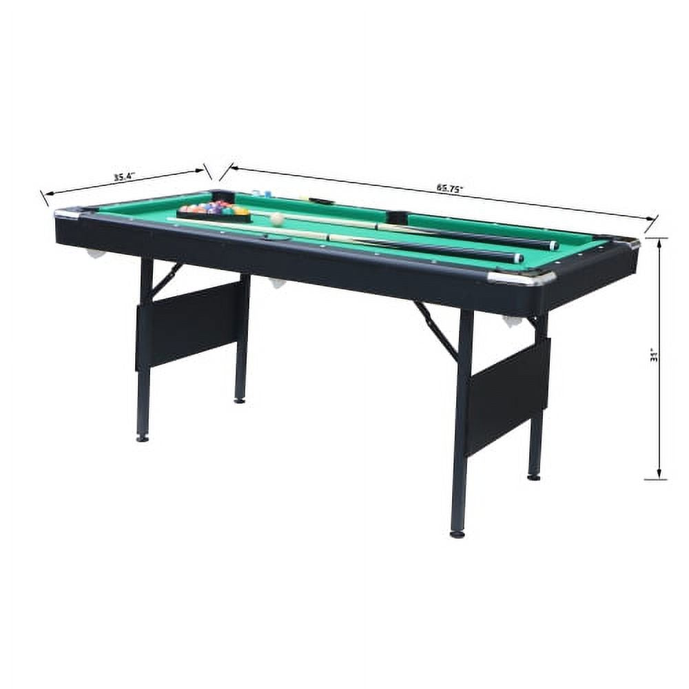 Cheelom 5.5Ft Folding Pool Table Billiard Table Indoor Game Talbe Table Games Family Movemen