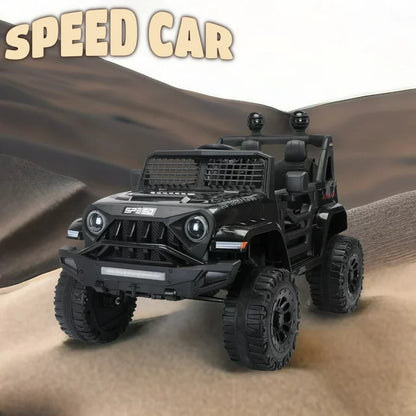 Spoway 12v Ride on Truck Car for Kid,Electric Car for Children,W/ Remote,Black